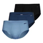 Ammann Slip Brief Classic Dunkelblau/Blau/Hellblau