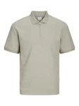 Jack & Jones Poloshirt JPRCCJOHNNY HALF ZIP SS POLO SN Khaki/Braun/Beige