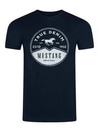 T-Shirt Herren Printshirt Regular Fit (1-tlg) Kurzarm Tee Shirt mit Rundhalsausschnitt aus 100% Baumwolle