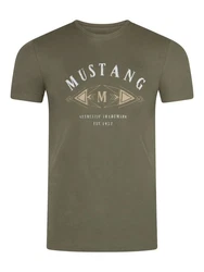 MUSTANG T-Shirt Herren Regular Fit mit Rundhalsausschnitt 