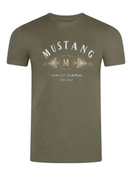 MUSTANG T-Shirt Herren Regular Fit mit Rundhalsausschnitt 