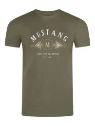 T-Shirt Herren Printshirt Regular Fit (1-tlg) Kurzarm Tee Shirt mit Rundhalsausschnitt aus 100% Baumwolle