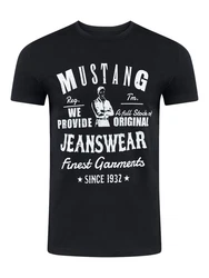 MUSTANG T-Shirt Herren Printshirt Regular Fit 