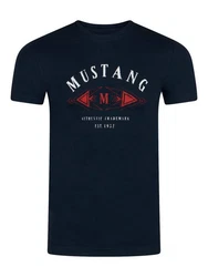 MUSTANG T-Shirt Herren Printshirt Regular Fit 