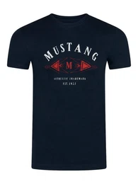 T-Shirt Herren Printshirt Regular Fit (1-tlg) Kurzarm Tee Shirt mit Rundhalsausschnitt aus 100% Baumwolle