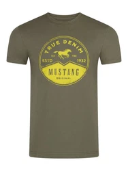 MUSTANG T-Shirt Herren Regular Fit mit Rundhalsausschnitt 