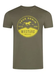 T-Shirt Herren Printshirt Regular Fit (1-tlg) Kurzarm Tee Shirt mit Rundhalsausschnitt aus 100% Baumwolle