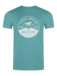 MUSTANG T-Shirt Herren Regular Fit mit Rundhalsausschnitt 