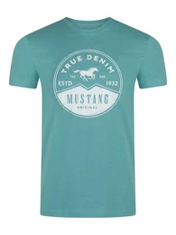 T-Shirt Herren Printshirt Regular Fit (1-tlg) Kurzarm Tee Shirt mit Rundhalsausschnitt aus 100% Baumwolle