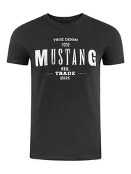 MUSTANG T-Shirt Print Tee (1-tlg) Hellblau/Grün/Dunkelrot/Gelb/Schwarz/Rot/Lila