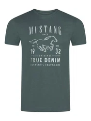 MUSTANG T-Shirt Herren Regular Fit mit Rundhalsausschnitt 