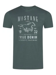 T-Shirt Herren Printshirt Regular Fit (1-tlg) Kurzarm Tee Shirt mit Rundhalsausschnitt aus 100% Baumwolle