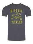 MUSTANG T-Shirt Herren Regular Fit mit Rundhalsausschnitt 