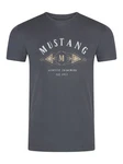 MUSTANG T-Shirt Herren Regular Fit mit Rundhalsausschnitt 