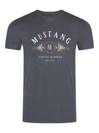 T-Shirt Herren Printshirt Regular Fit (1-tlg) Kurzarm Tee Shirt mit Rundhalsausschnitt aus 100% Baumwolle