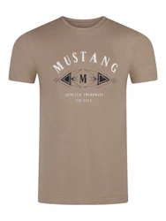 MUSTANG T-Shirt Herren Regular Fit mit Rundhalsausschnitt 