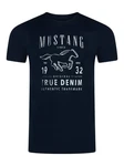 MUSTANG T-Shirt Herren Regular Fit mit Rundhalsausschnitt 