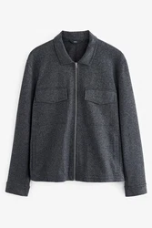 Next Hemdjacke EDIT (1-St) Dunkelgrau/Hellgrau/Dunkelblau/Grau