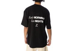 Pegador T-Shirt Balddock Oversized Tee T-Shirt (1) gewaschenes Schwarz