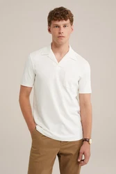 WE Fashion Poloshirt Creme/Weiß/Khaki