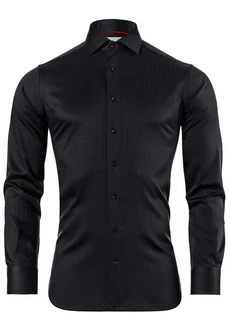 Vincenzo Boretti Businesshemd super tailliert stretch Schwarz Vincenzo Boretti Businesshemd super tailliert stretch Schwarz