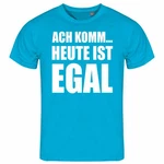 deinshirt T-Shirt Herren Ach komm... heute ist egal Funshirt Blau/Türkis/Hellblau deinshirt T-Shirt Herren Ach komm... heute ist egal Funshirt Blau/Türkis/Hellblau