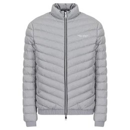 Steppjacke Herren Daunenjacke - Mikrofaser, Logo Aufdruck