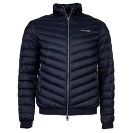 Steppjacke Herren Daunenjacke - Mikrofaser, Logo Aufdruck