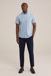 WE Fashion Businesshemd Hellblau/Blau
