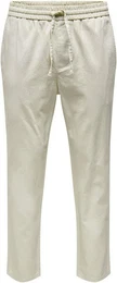 Stoffhose ONSLINUS CROP 0007 COT LIN PNT NOOS mit Leinen