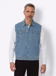 Sieh an! Jerseyweste Jeans-Weste Blau/Hellblau