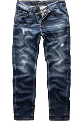 REPUBLIX Straight-Jeans JAX Herren Regular Fit Dunkelblau/Blau