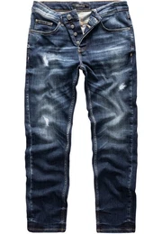 Straight-Jeans JAX Herren Regular Fit Destroyed Jeans
