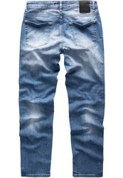 REPUBLIX Straight-Jeans NAT Herren Regular Fit Blau/Hellblau