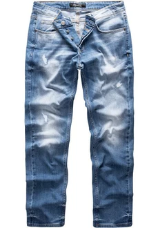 REPUBLIX Straight-Jeans JAX Herren Regular Fit Blau/Hellblau REPUBLIX Straight-Jeans JAX Herren Regular Fit Blau/Hellblau