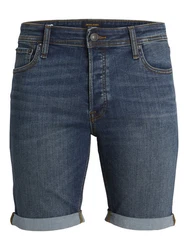 Jack & Jones Jeansshorts RICK JJARIS Blau/Hellblau/Dunkelblau