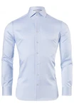 Vincenzo Boretti Businesshemd super tailliert stretch Hellblau/Blau