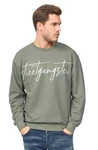 Denim House Sweatshirt Herren Pullover Dunkelgrün/Grün