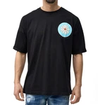 Denim House T-Shirt Herren OVERSIZE T-Shirt Blau/Schwarz/Braun