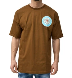 Denim House T-Shirt Herren OVERSIZE T-Shirt Braun/Khaki