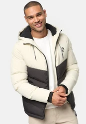 Indicode Winterjacke INAgiotis Beige/Weiß/Braun/Gelb