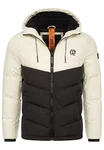 Indicode Winterjacke INAgiotis Beige/Weiß/Braun/Gelb