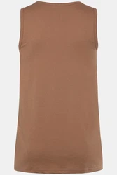 JP1880 T-Shirt Tank Top Basic	rmellos Braun/Beige