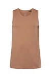 JP1880 T-Shirt Tank Top Basic rmellos Braun/Beige JP1880 T-Shirt Tank Top Basic rmellos Braun/Beige
