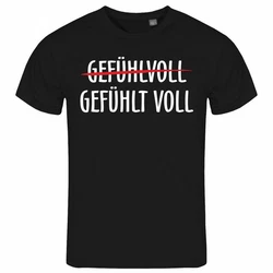 deinshirt Print-Shirt Herren T-Shirt Gefühlt Voll Funshirt mit Motiv Grau/Rot
