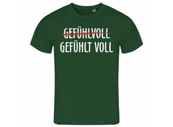 deinshirt Print-Shirt Herren T-Shirt Gefühlt Voll Funshirt mit Motiv Dunkelgrün/Grau/Grün