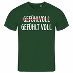 deinshirt Print-Shirt Herren T-Shirt Gefühlt Voll Funshirt mit Motiv Dunkelgrün/Grau/Grün