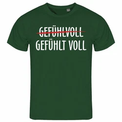 deinshirt Print-Shirt Herren T-Shirt Gefühlt Voll Funshirt mit Motiv Dunkelgrün/Grau/Grün