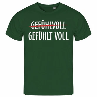 deinshirt Print-Shirt Herren T-Shirt Gefühlt Voll Funshirt mit Motiv Dunkelgrün/Grau/Grün deinshirt Print-Shirt Herren T-Shirt Gefühlt Voll Funshirt mit Motiv Dunkelgrün/Grau/Grün