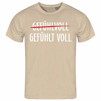 deinshirt Print-Shirt Herren T-Shirt Gefühlt Voll Funshirt mit Motiv Grau/Beige/Khaki/Braun deinshirt Print-Shirt Herren T-Shirt Gefühlt Voll Funshirt mit Motiv Grau/Beige/Khaki/Braun